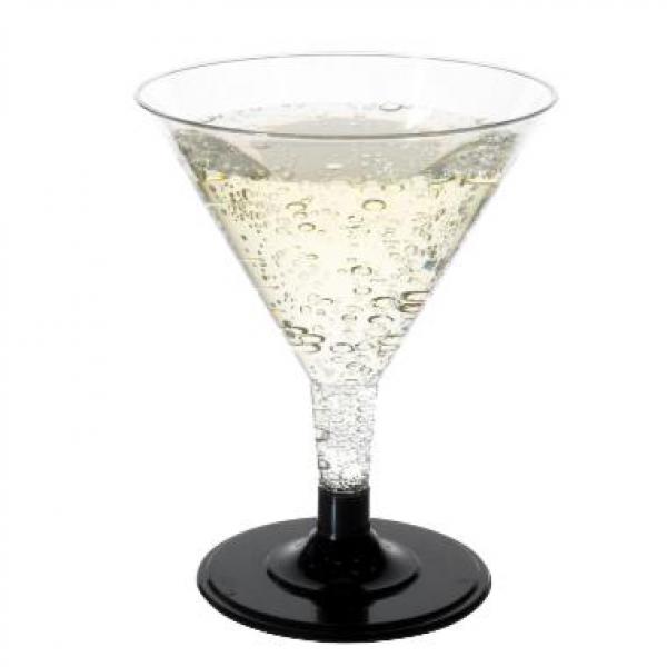 Cocktailglas med svart fot 16cl