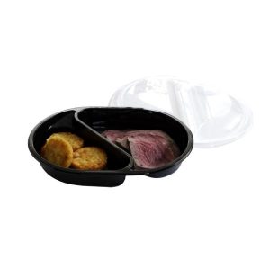 Matform Oval PP Svart - 395/500ml