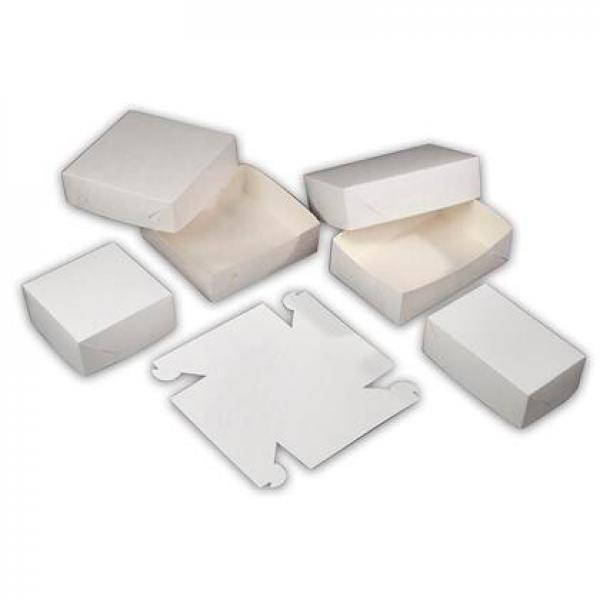 Tårtask vit - 129x110x70 mm