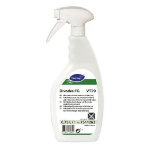 Desinfektion Divodes FG VT29, klar-att-använda, livsmedelsgodkänd, med alkohol, 750 ml