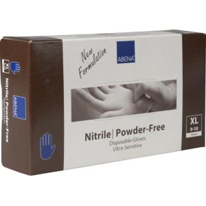 Nitrilhandske XL blå Puderfri