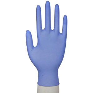 Nitrilhandske Boisen Safety XL blå pulverfri