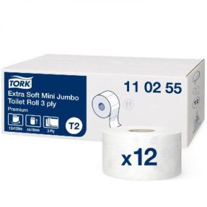 Toalettpapper Tork Jumbo Extra mjuk Premium T2 3-lager