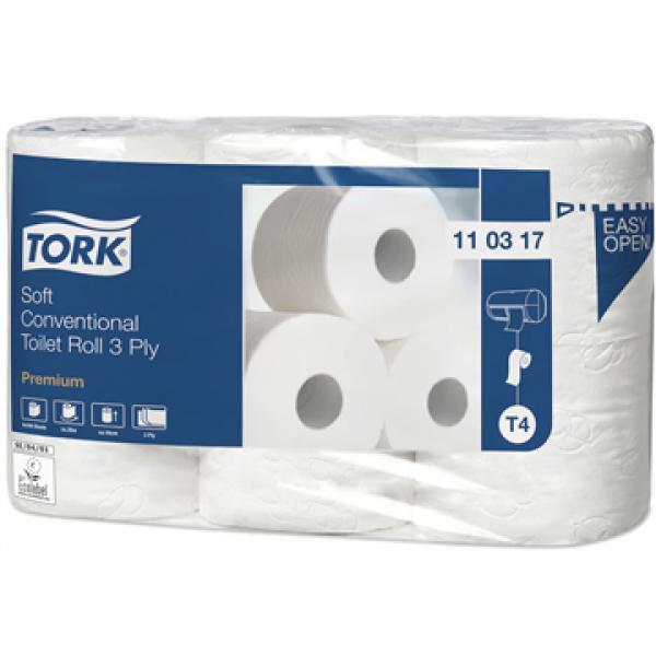 Toalettpapper Tork Premium T4 premium Extra mjukt 3-lager 34,7m