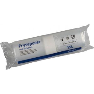 Fryspåse 15 L klar LDPE/virgin - 40x60cm