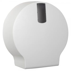 Dispenser Vit Classic - vit plast för midi jumborullar