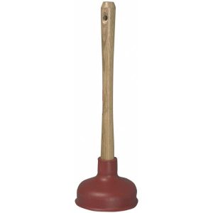 Dammsugare - 35cm brun plast/trä