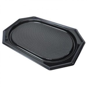 Fat Stort Plast PET Svart - 36x54 cm