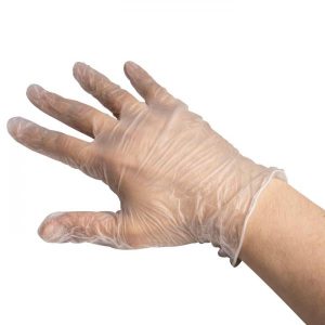 Snabbhandskar M transparenta LDPE latexfria