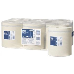 Handduksrulle Tork Basic M2 Midi 1-lager 300m