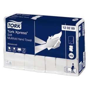 Håndklædeark Tork Xpress Advanced H2 Interfold Hvid