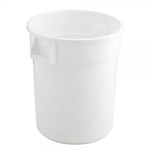 Avfallskärl Rubbermaid Brute, 76L vit