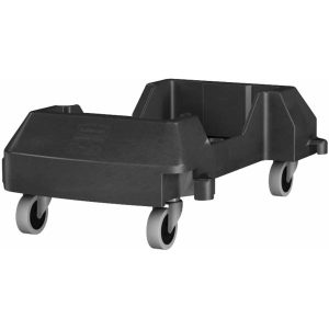 Vagn Rubbermaid Slim Jim svart