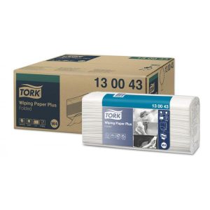 Torkduk Tork Plus W4 2-lager Topppack Vit