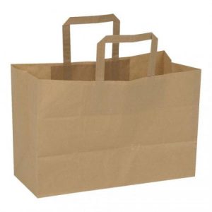 Papperskasse Brun 17L 350x170x245mm