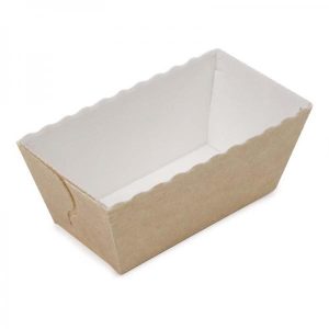 Bakform rektangulär beige 80x40x40mm