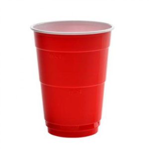 Party Glas Röd 40 cl