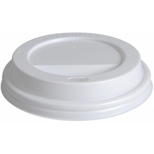 Kaffelock vit Ps Ø9cm