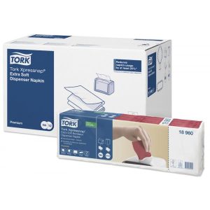 Servett Tork N4 2-lager Interfold Bordeaux