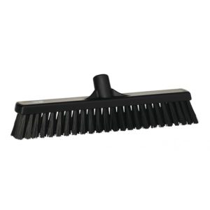 Sopborste Vikan svart mjuka/hårda borsthår - 41 cm