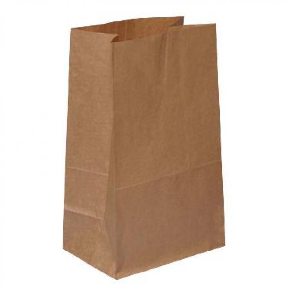 Klossbottenpåse 180x120x290 mm 6 liter Brun