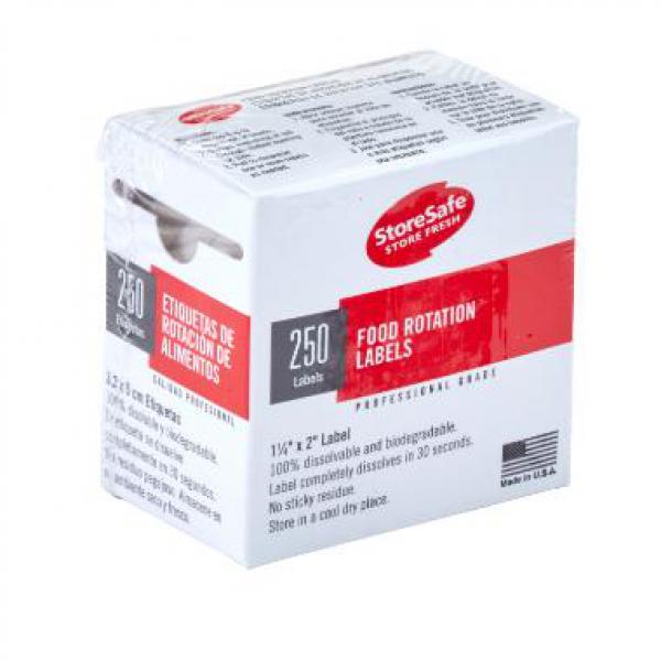 Etikett 30x50 mm Vattenlöslig för Spårbarhet