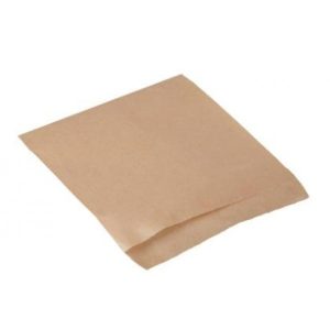 Hamburgerficka Papper 12x12 cm liten brun