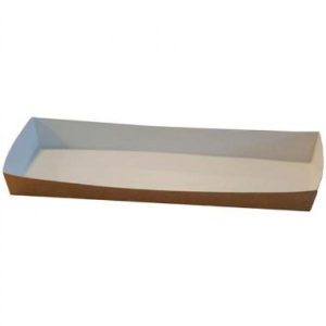 Korvbricka med kant brun 200x90x20 mm