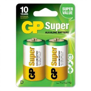 Batteri GP Super D 2-pack