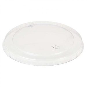 Plastlock Klar för glassbägare 360ml