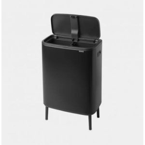 BO Touch Bin HI Matt Svart 2x30L