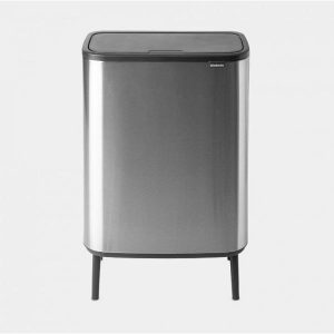 BO TOUCH BIN HI matt stål fingeravtrycksresistent 2x30l