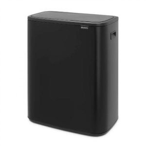 Avfallspåse Bo Touch Bin 2x30l Matt svart svart