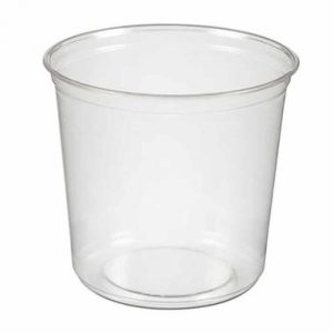 Bägare Deli 600 ml 24 oz Rund RPET