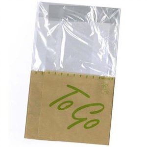 Sandwichpåse – 215 x 130 mm – PE – To Go Snack Bag – Brun