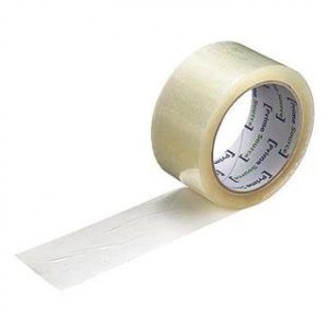 Tejp Lågbrus Akrylhäftande Klar - 48 mm x 66 m