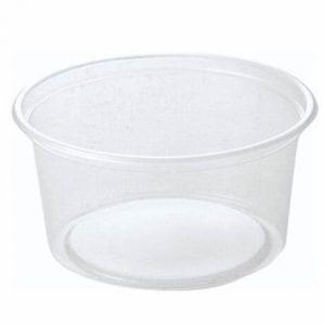 Salladsbägare Delipack 200 ml Rund Halvgenomskinlig
