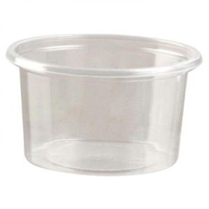 Dressingsbägare 40 ml PS Klar