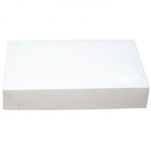Tårtkartong vit stor - 290x190x50 mm