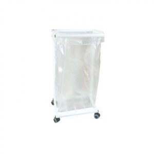Avfallsställ 100 liter utan lock Vit