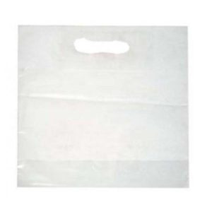 Bärkasse 400x450/50 mm 50% Återvunnen plast Vit
