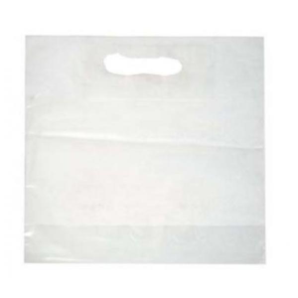 Bärkasse 400x450/50 mm 50% Återvunnen plast Vit