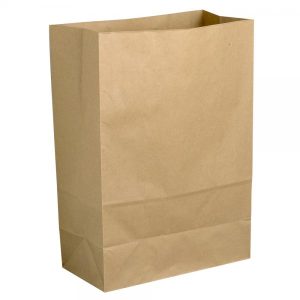 Kraft Pappar påse brun papper 30ltr