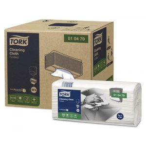 Torkduken Tork W4 1-lagers toppack vit