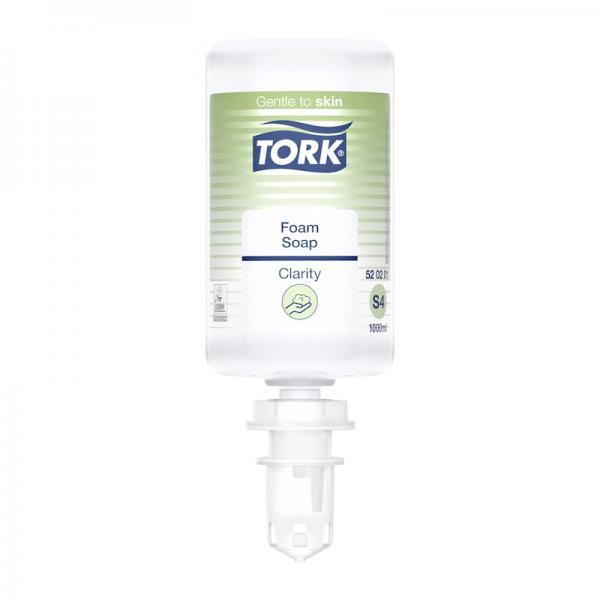 Tvål skum Tork Clarity Oparfymerad 1 l S4