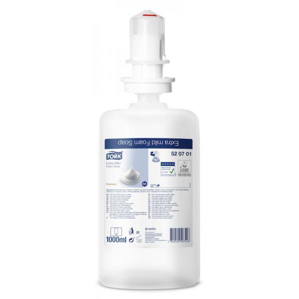 Skumtvål Tork Premium Extra Mild S4 1L