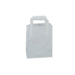 17l vit påse med handtag