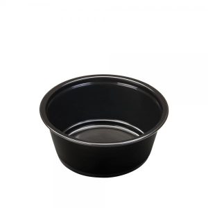 Portionskopp Svart 90ml PP - Ø74/55x32mm