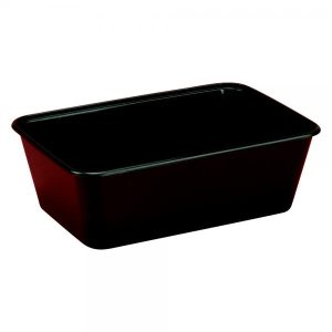 Mikroform 750ml Svart - 175x120x52mm