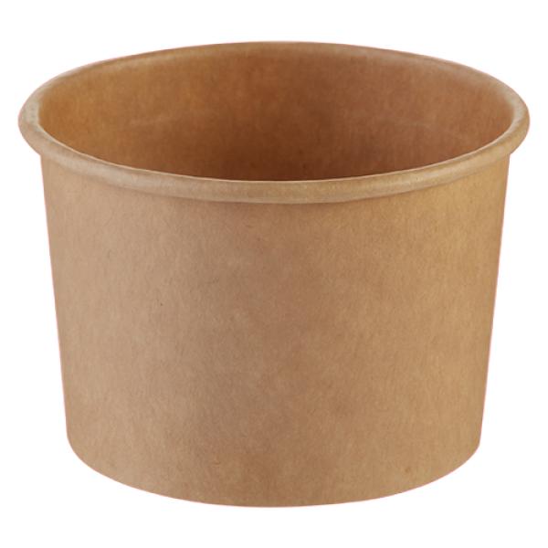Portionsbägare 150ml naturlig obruten brun
